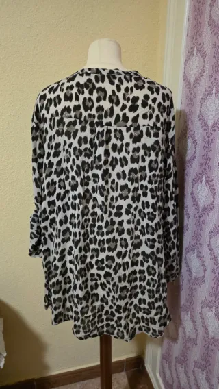 Blusa Animal Print Leopardo Talla