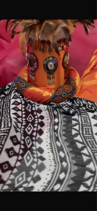 Turbante Rey Mago Multicolor