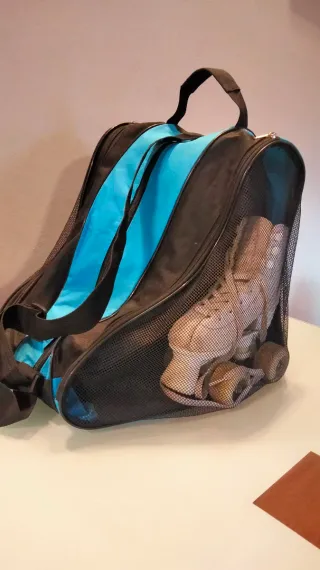 Zaino per pattini con 3 scomparti