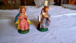 Statuine presepe Maria e Giuseppe