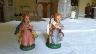 Statuine presepe Maria e Giuseppe