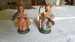Statuine presepe Maria e Giuseppe