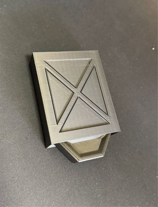 Caja hermética para pilas de visores, radios, etc