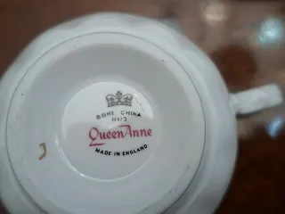 Juego de tazas de té inglés Queen Anne