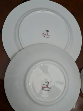 Juego de tazas de té inglés Queen Anne