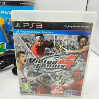 PS3 PlayStation Move + Eye + Virtua Tennis 4
