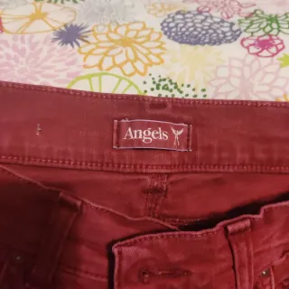 Pantalón pitillo rojo talla S/36