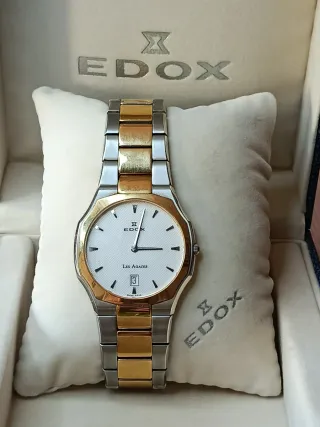 Reloj Edox Caballero bicolor