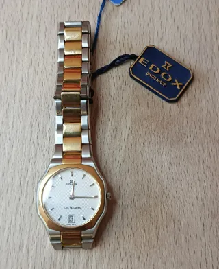 Reloj Edox Caballero bicolor