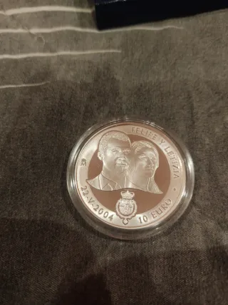 Moneta 10 Euro in Argento Spagna 2004