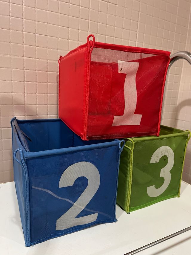 2 Scatole di Stoccaggio Pieghevoli IKEA KUSINER