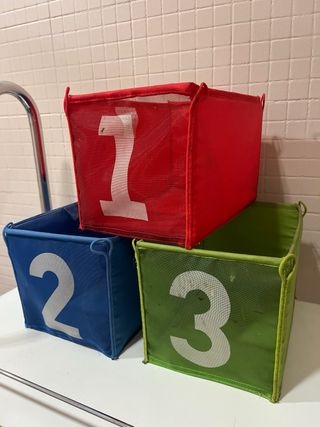 3 Cajas Almacenamiento IKEA KUSINER