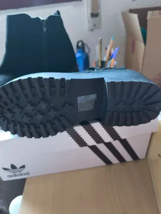 Botines piel vuelta negros Talla 39