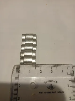 Eslabones Reloj 18mm dorado  y 16mm plateado