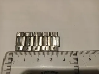 Eslabones Reloj 18mm dorado  y 16mm plateado