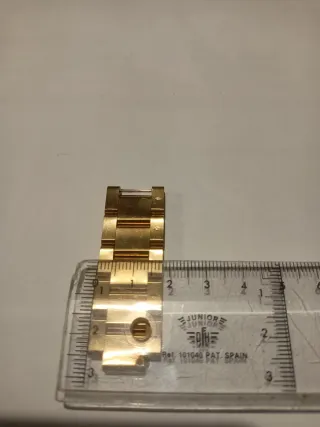 Eslabones Reloj 18mm dorado  y 16mm plateado