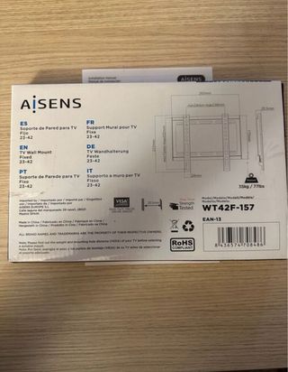 Soporte TV hasta 42 “ Precintado