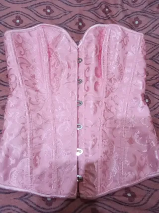 Corsé rosa talla M