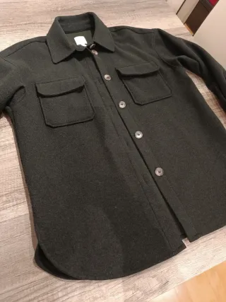 Chaqueta paño H&M verde