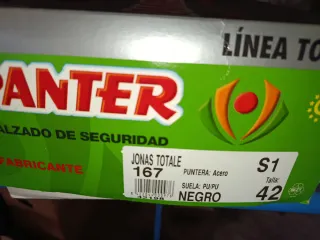 Zapatos Seguridad Panter Puntera Acero