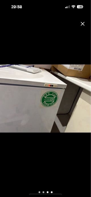 Congelador vertical Aspes blanco