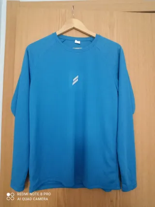 Camiseta deportiva hombre manga larga