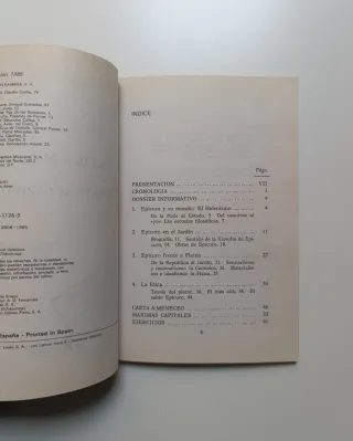 Carta a Meneceo. Máximas capitales.