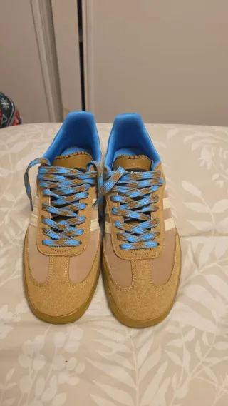 Zapatillas Adidas Wales Bonner Marrón y Azul