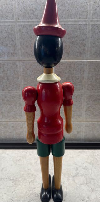 Burattino Pinocchio in legno