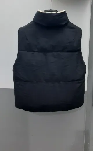 Chaleco plumífero reversible de mujer