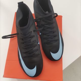 Scarpe da calcio Nike bambino nere e blu