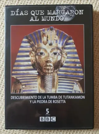 DVD La tumba de Tutankamon y la piedra Rosseta.BBC