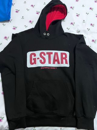 Sudadera G-Star RAW Negra con Capucha