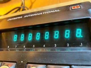 Calculadora Olympia CD-100 tubos