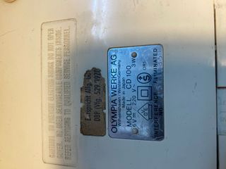 Calculadora Olympia CD-100 tubos