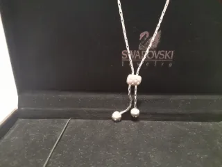 Collar Swarovski Plata Ajustable