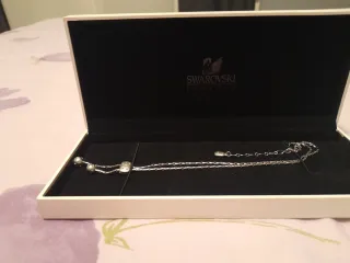 Collar Swarovski Plata Ajustable