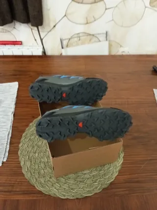 Zapatillas Senderismo Salomon Wattara Azul/Gris