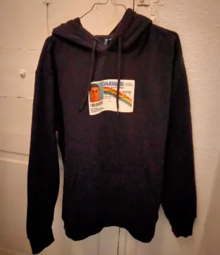Sudadera con capucha y estampado de carnet