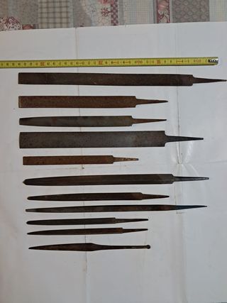 N.11 lime in ferro vintage anni 70