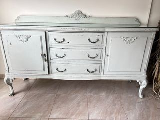 Espejo de mueble madera y cristal