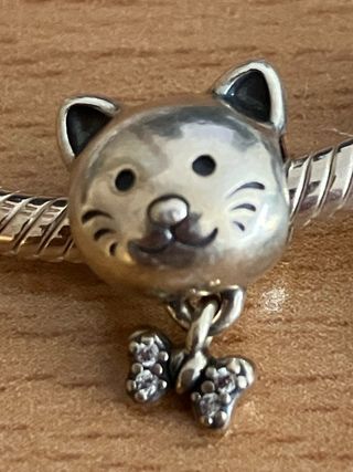 Pulsera Pandora Gato con Lazo