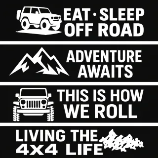 Pegatinas Coche 4x4 OFF Road