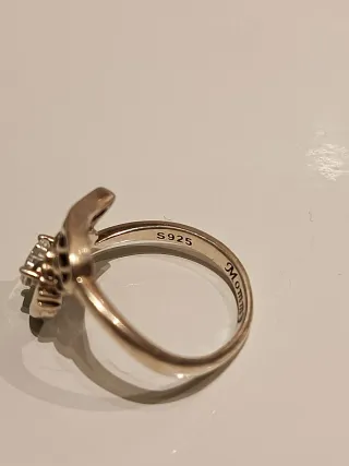 Anillo Pandora original “Angel Wings & Heart”