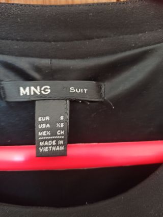 Vestido negro Mango sin mangas