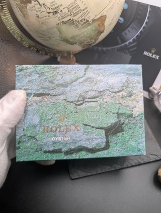 Scatola Rolex Vintage Verde + Outer Box Marmo