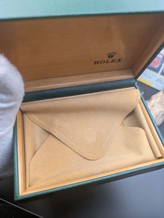 Scatola Rolex Vintage Verde + Outer Box Marmo