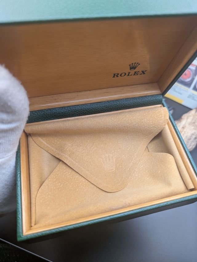 Scatola Rolex Vintage Verde + Outer Box Marmo