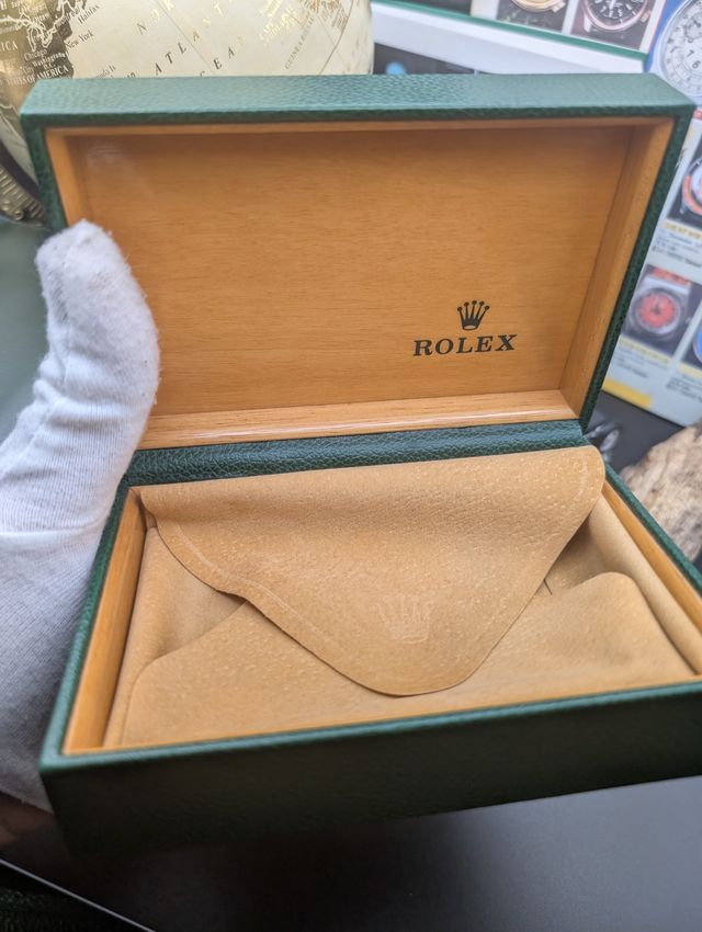 Scatola Rolex Vintage Verde + Outer Box Marmo
