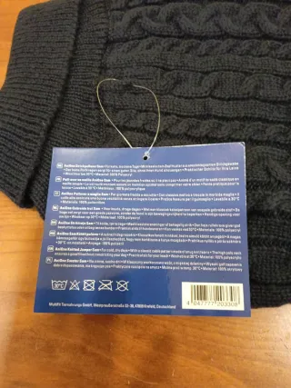 Abrigo punto perro AniOne azul marino